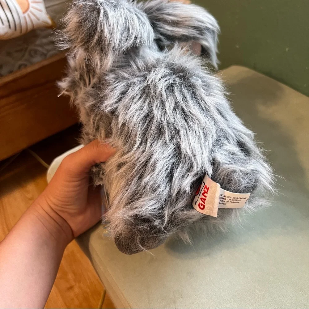 NEW Webkinz Angora Bunny Grey Stuffed Animal - Picture 4 of 6